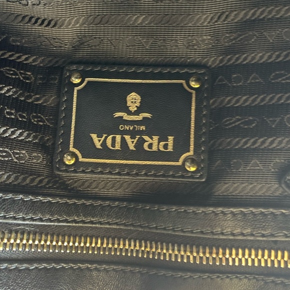 Prada Tessuto Gaufre Satchel- Black - Picture 6 of 12